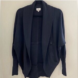Aritzia Wilfred Black Diderot Dolman Sleeve Cardigan